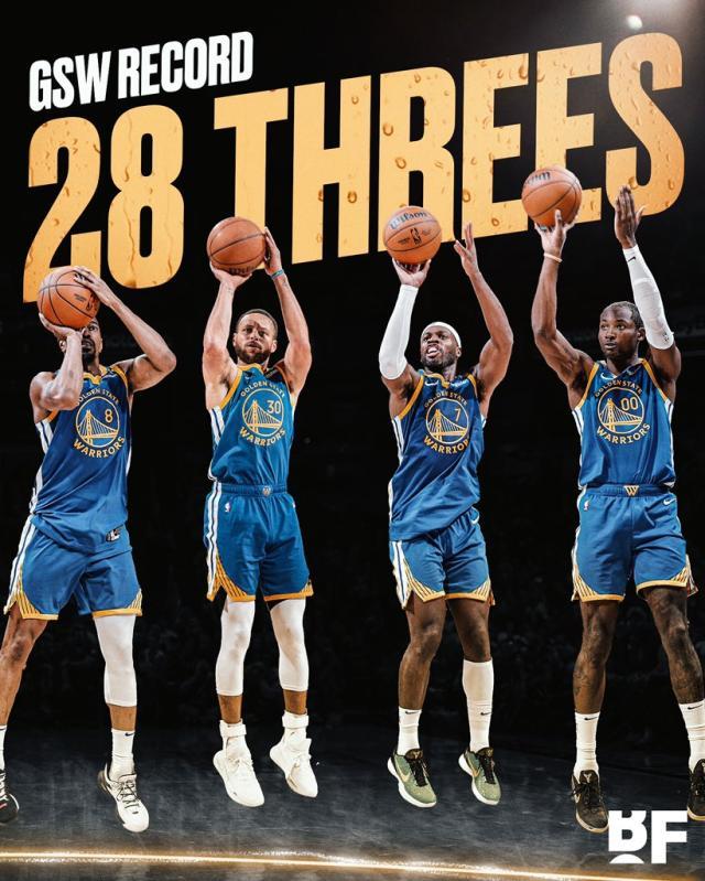 三分暴雨降落萨城 汤神离队无碍勇士疯狂跑轰